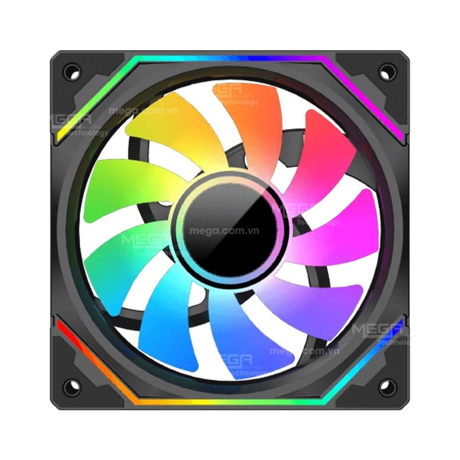 Fan case Xigmatek Infinity Pro 3 Reverse Đen (Fan ngược) (EN47770)
