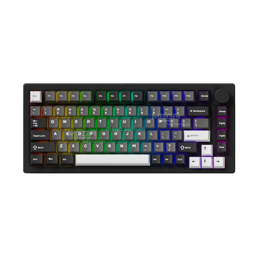 Bàn phím cơ AKKO MonsGeek M1 V5 Black&Silver Mirror Switch