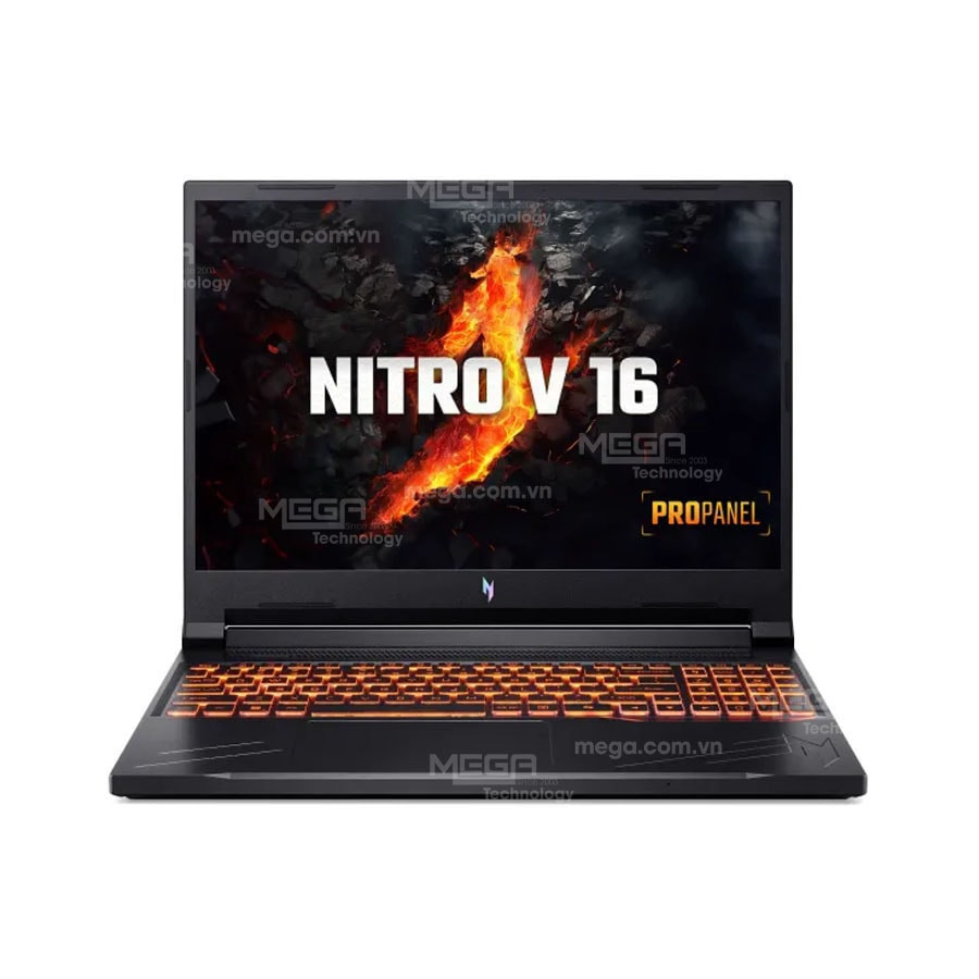 Laptop Acer Gaming Nitro V ANV16-41-R6ZY NH.QP2SV.002 Đen (Cpu Ryzen 5-8645HS, Ram 16GB + 16GB Team DDR5-5600, SSD 512GB, Vga RTX 3050 6GB, 16 inch WUXGA 165Hz,  Win 11, 2Y)