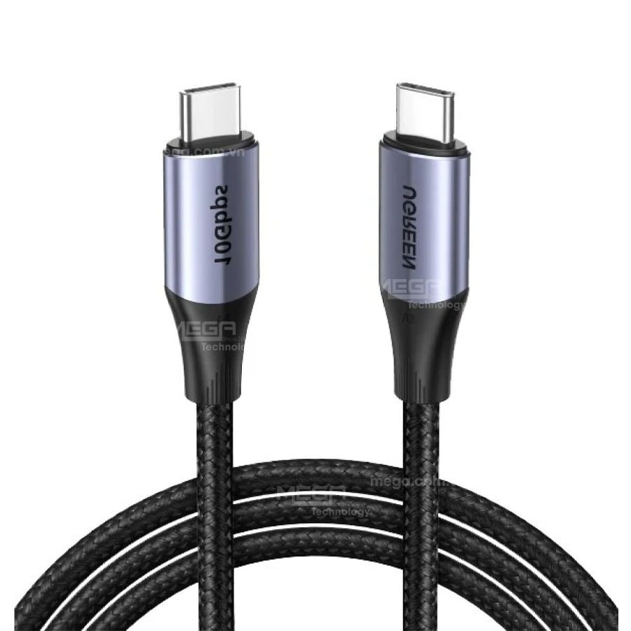 Cáp Usb Type C 3.1 gen 2 hỗ trợ xuất hình , sạc PD 240W dài 1m Ugreen 80150