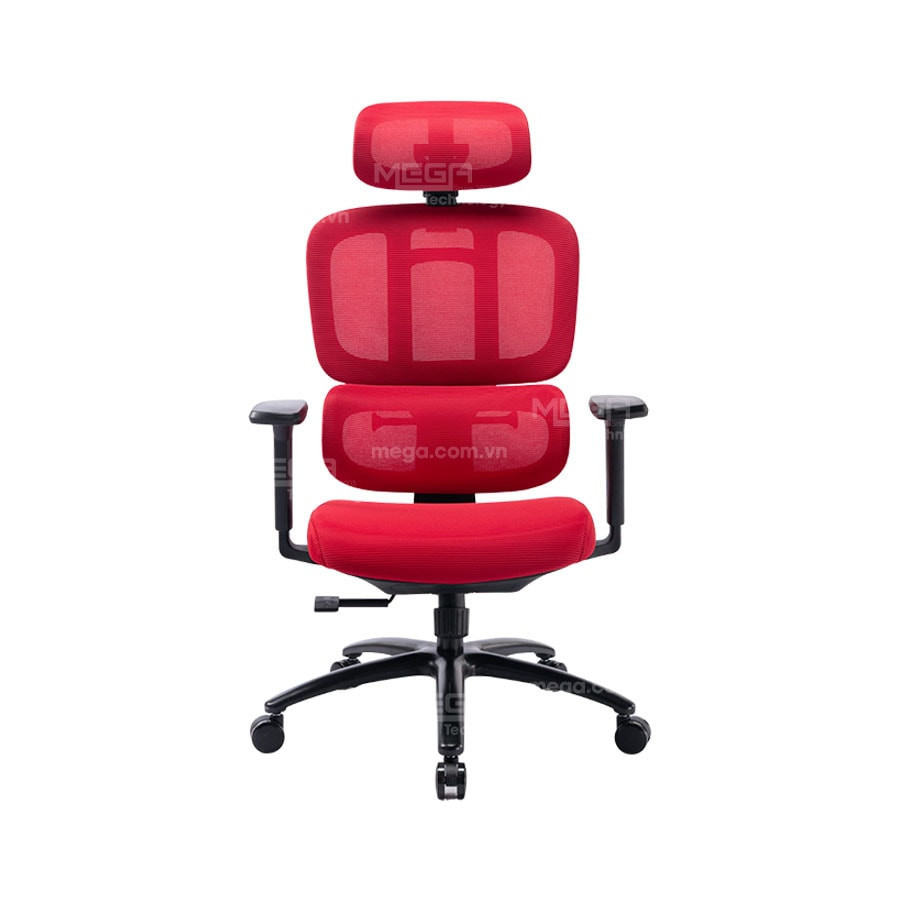 Ghế công thái học WARRIOR Ergonomic Chair - Hero series - WEC509 Black/Red