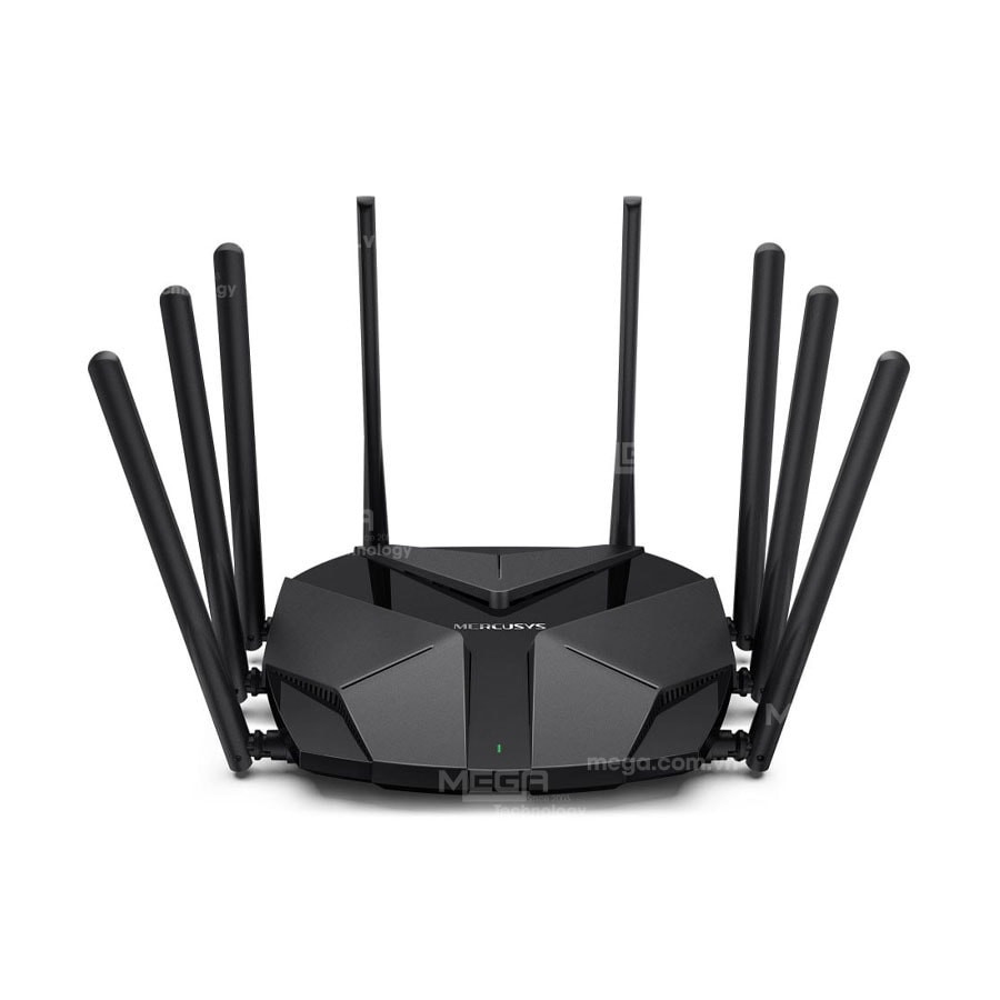 Router Wifi Mercusys MR90X (5.952 Mbps / Wifi 6 / 2.4 GHz / 5 GHz)