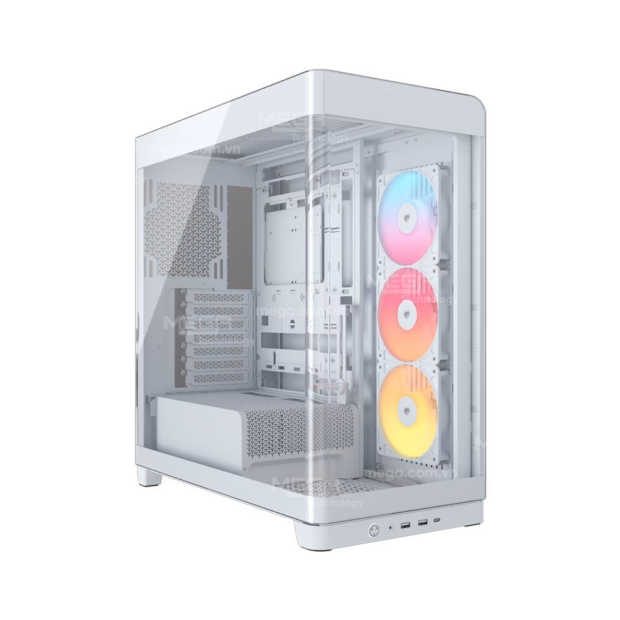 Case Corsair FRAME 4500X RS-R ARGB Panoramic, White (CC-9011315-WW)