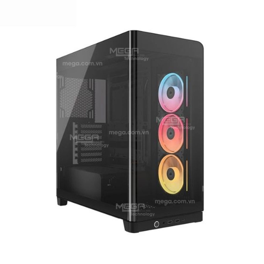 Case Corsair FRAME 4500X LX-R RGB iCUE LINK Panoramic, Black (CC-9011316-WW)