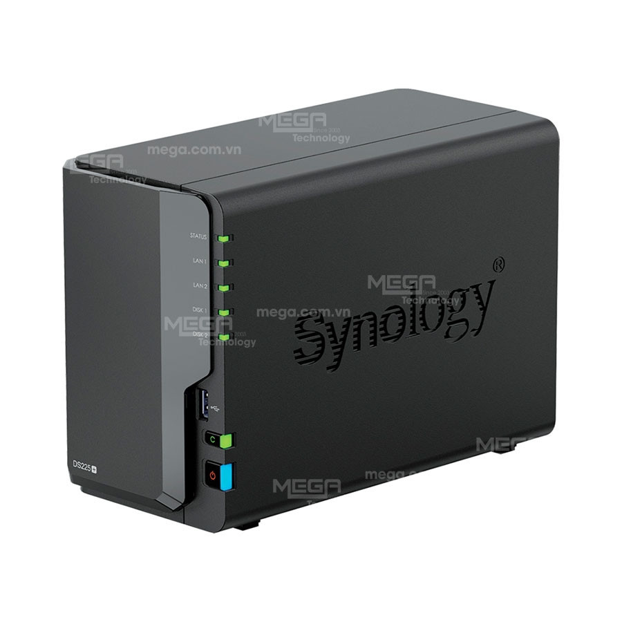 Thiết bị lưu trữ NAS Synology DS225+ ( chỉ tương thích ổ Synology )