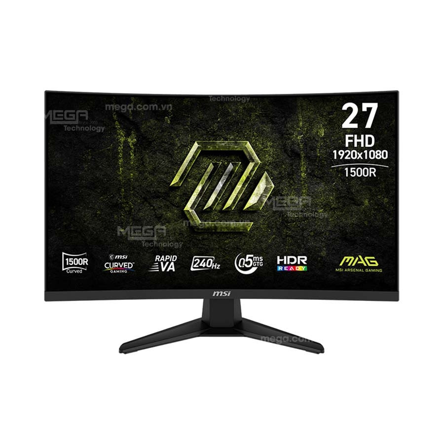 LCD MSI MAG 275CF X24 27 inch FHD VA 240Hz 0.5ms Cong (DP. HDMI)