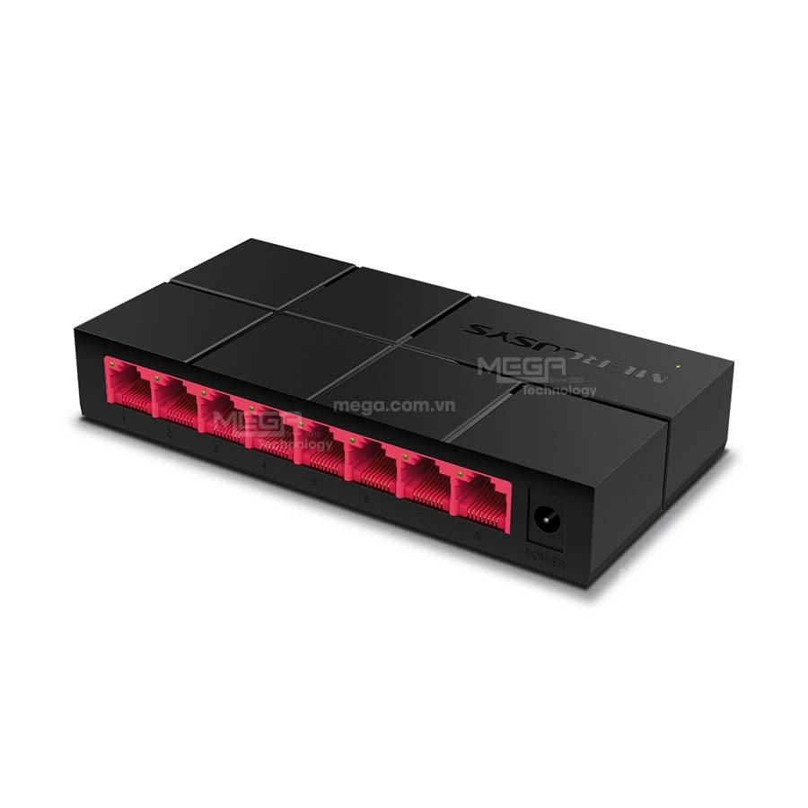 Switch Mercusys MS108G (8 Cổng 10/100/1000Mbps vỏ nhựa)