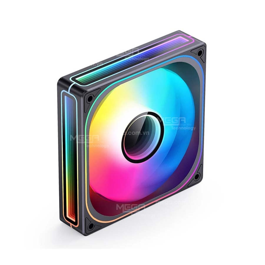 Fan case JONSBO ZB-120B BLACK LED ARGB (FAN xuôi)