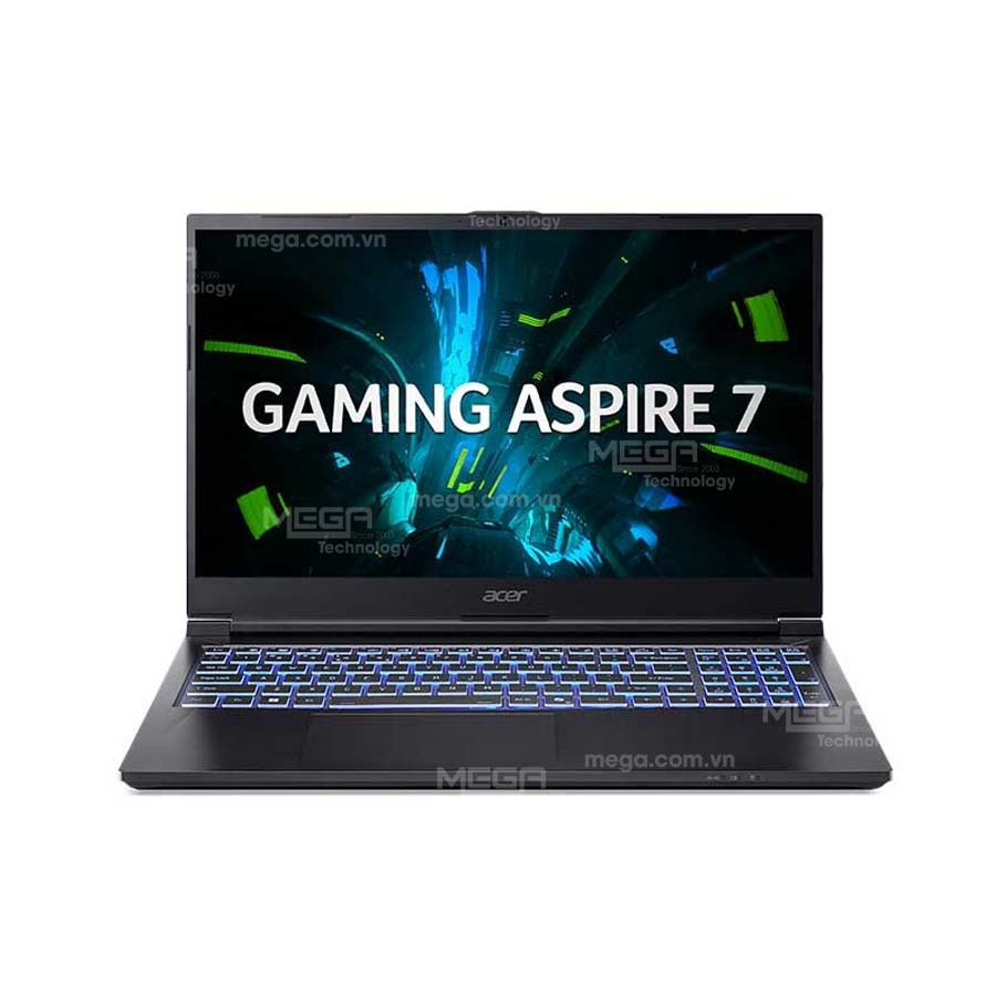 Laptop Acer Gaming Aspire 7 A715-59G-55MD NH.QX6SV.005 Đen ( Cpu Core i5-13420H, Ram 16GB, SSD 512GB, Vga GeForce RTX 3050 6GB GDDR6, 15.6 inch FHD IPS, Win 11HSL, 2Y)