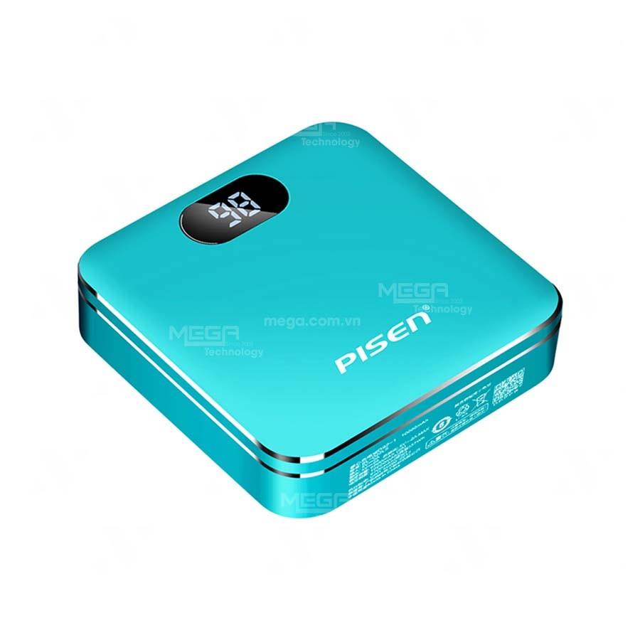Sạc dự phòng Pisen Mini Power 10000mAh TP-D22LS (Đen)