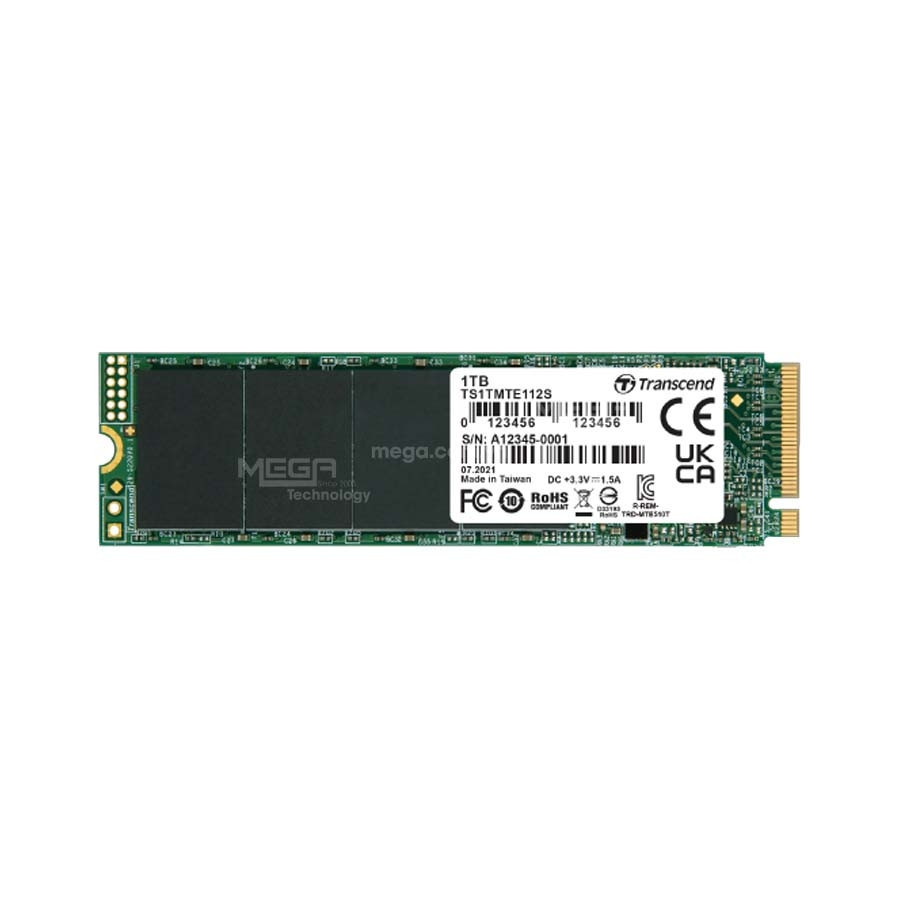 Ổ cứng SSD 512GB Transcend 110S M.2 NVMe 2280 PCIe Gen3x4 (TS512GMTE110S)