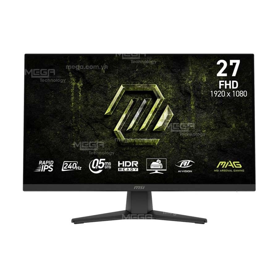 LCD MSI MAG 272F X24 27 inch FHD Rapid IPS 240Hz 0.5ms ( HDMI, DP)