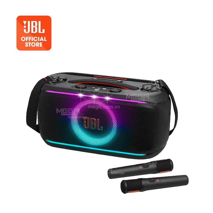 Loa JBL PartyBox On The Go 2 (Kèm 2 Micro)