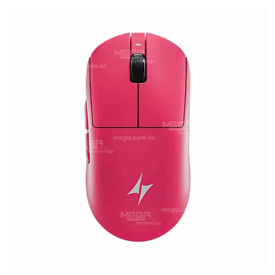 Chuột Gaming không dây ATK A9 Pro Max Tri-mode Màu hồng(Bluetooth/Wireless/ Pin sạc)