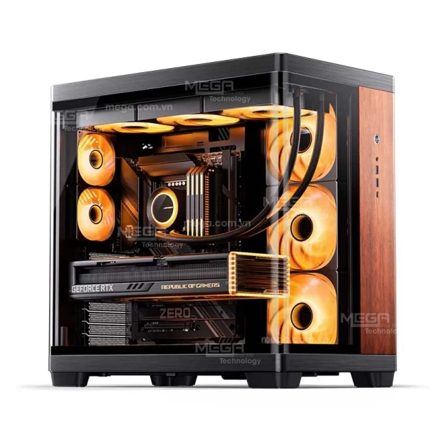 Case Jonsbo TK-4 WOOD Black (ITX, M-ATX,ATX)