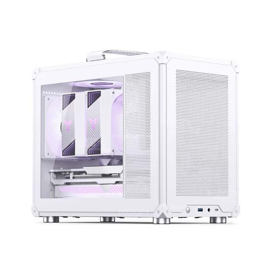 Case Jonsbo C6 Max White (Mini Tower, Mini ITX, Micro ATX)