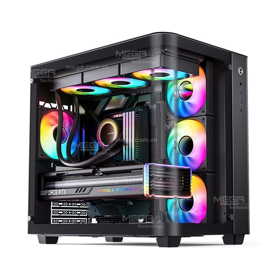 Case Jonsbo TK-3 Black (Mid Tower, ITX, Micro ATX)