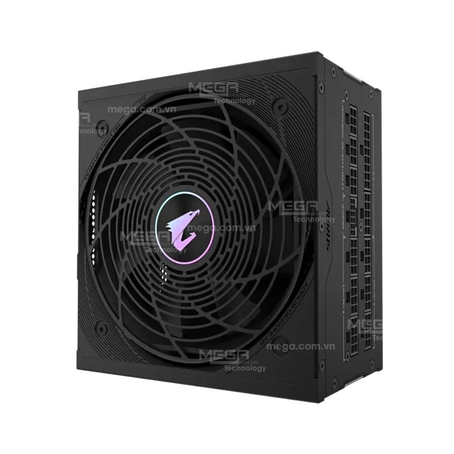 Nguồn Gigabyte Aorus Elite GP-AE1000PM PG5 ( 1000w, Platinum, ATX 3.0, Pcie 5.0)