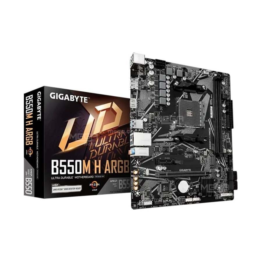 Mainboard Gigabyte B550M H ARGB DDR4 (AM4, mATX, 2 khe RAM)