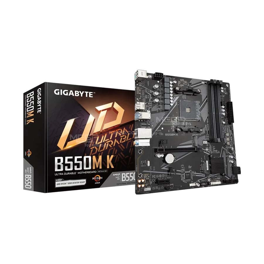 Mainboard Gigabyte B550M K DDR4 (AMD B550, Socket AM4, M-ATX, 4 khe ram)