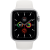 Apple Watch Series 5 GPS, 44mm Silver Aluminium Case with White Sport Band - S/M & M/L MWVD2VN-A