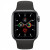 Apple Watch Series 5 GPS + Cellular, 44mm Space Grey Aluminium Case with Black Sport Band - S/M & M/L MWWE2VN-A