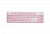 Bàn phím cơ BJX KM9 Pink Full Size Blue Switch