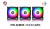 Fan tản nhiệt Vitra Rainbow RGB 3 IN 1 (Combo 3 fan)