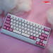 Bàn phím LeoPold FC750R PD White Pink OE Cherry Silent Red switch