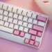 Bàn phím LeoPold FC750R PD White Pink OE Cherry Silent Red switch