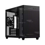 Case Asus PRIME MESH AP201 TG BLACK (Mặt kính, mATX, Rad360, USB-C, sẵn 1Fan) 