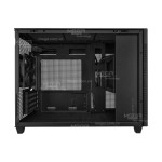 Case Asus PRIME MESH AP201 TG BLACK (Mặt kính, mATX, Rad360, USB-C, sẵn 1Fan) 