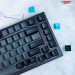Bàn phím cơ AKKO MonsGeek MG75 Black & Cyan (Akko sw v3 - Cream Yellow)