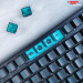 Bàn phím cơ AKKO MonsGeek MG75 Black & Cyan (Akko sw v3 - Cream Yellow)