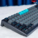 Bàn phím cơ AKKO MonsGeek MG75 Black & Cyan (Akko sw v3 - Cream Yellow)