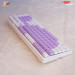 Bàn phím cơ có dây Newmen GM328 Purple- White, Red switch, new V1