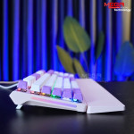 Bàn phím cơ SOREX SK105 Trắng Xanh/ Trắng Tím / Đen Xám (Led, Usb)
