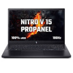  Laptop Acer Gaming Nitro V 15 ProPanel ANV15-41-R7CR NH.QPESV.003 Đen ( Cpu Ryzen 5-7535HS, Ram 16GB, SSD 512GB, Vga GeForce RTX 4050 6GB GDDR6 ,15.6 inch FHD, Win 11HSL, 2Y)