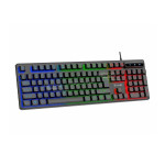 Bàn phím giả cơ Vitra LK06 Multimedia Rainbow LED Màu đen