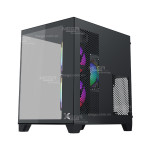Case Xigmatek AQUA M NANO 3GF Black (EN45509)