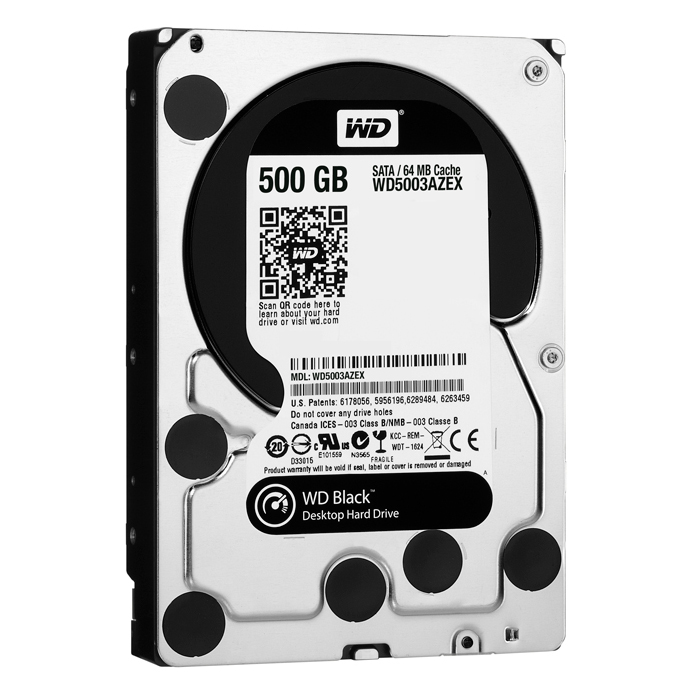 HDD PC 500gb WD  Black 7200RPM