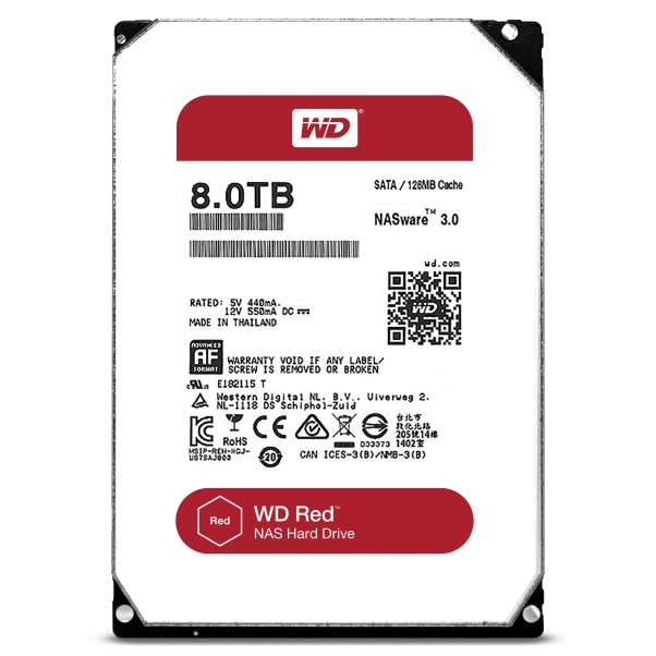 HDD PC 8TB WD- Red 5400RPM