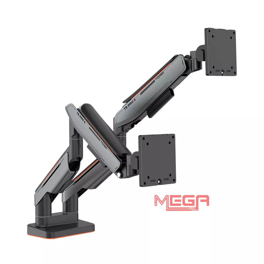 Giá treo màn hình Human Motion T9 Pro II Dual Đen