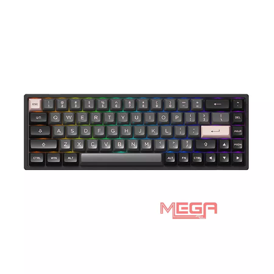 Bàn phím AKKO 3068B Black & Pink