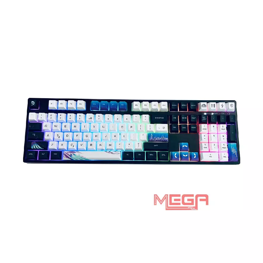 Bàn phím cơ Fuhlen H108S City 3 Mode Wireless