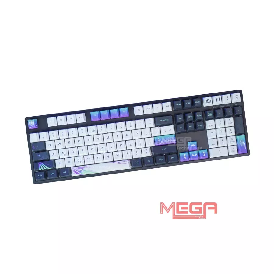 Bàn phím cơ Fuhlen CK108S City Yellow Switch