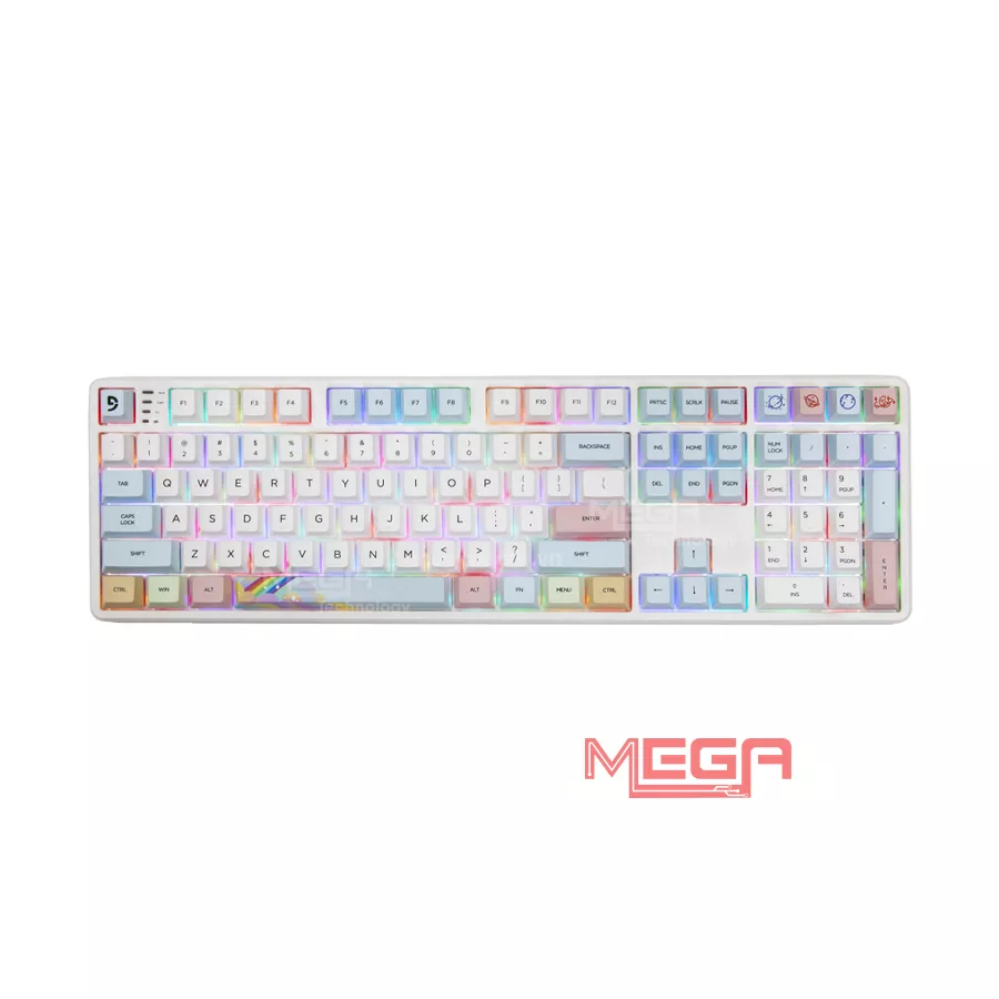 Bàn Phím Cơ Fuhlen G108S RGB Sunshine Red switch