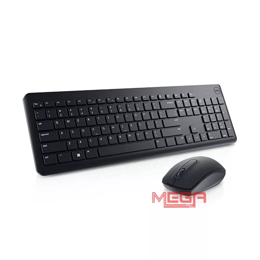 Bàn phím + chuột không dây Dell KM3322W đen