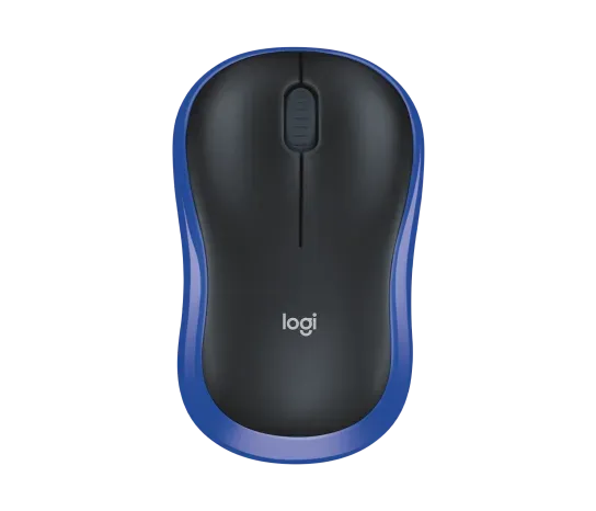 Chuột không dây Logitech M185 Wireless màu xanh