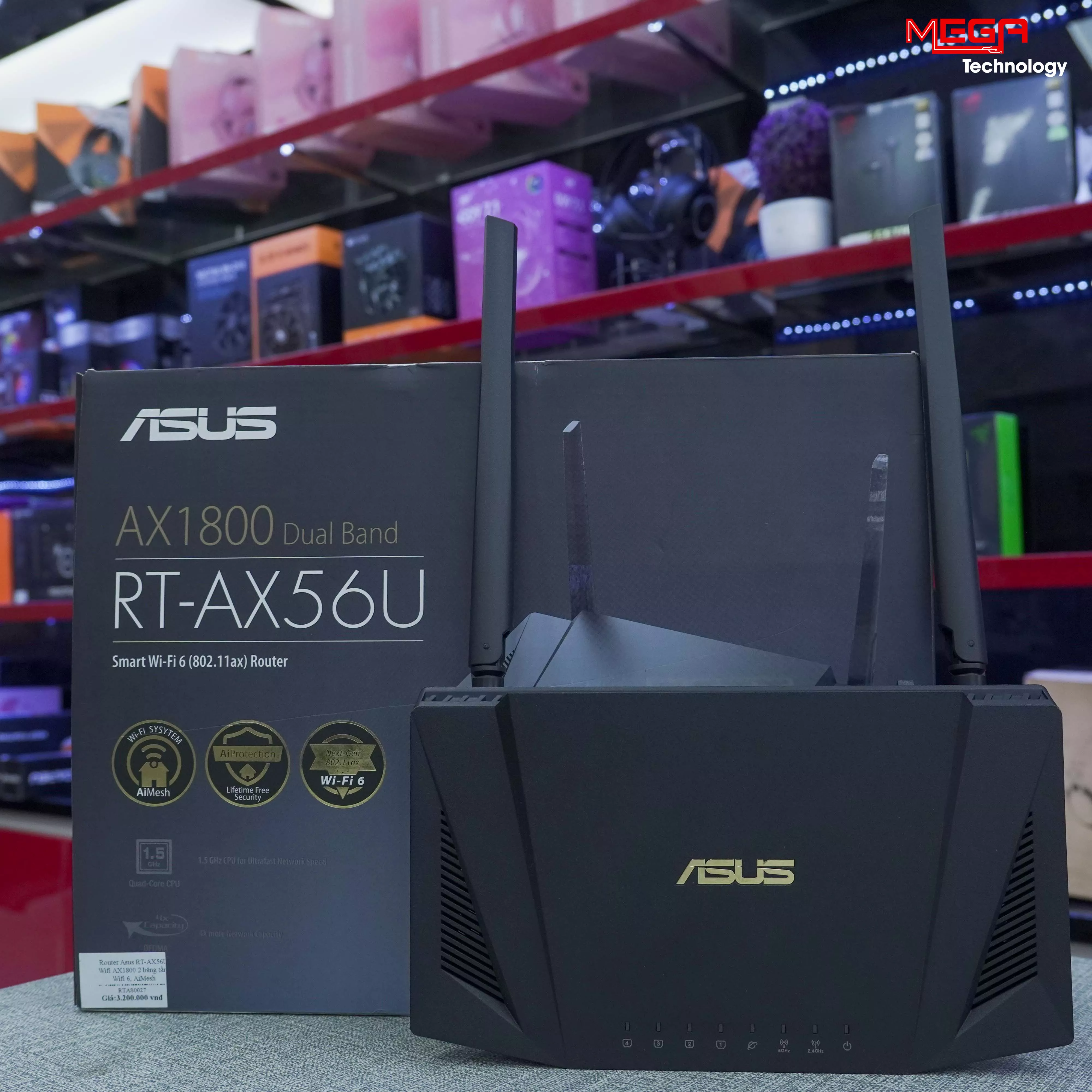 Router Asus RT-AX56U Wifi AX1800